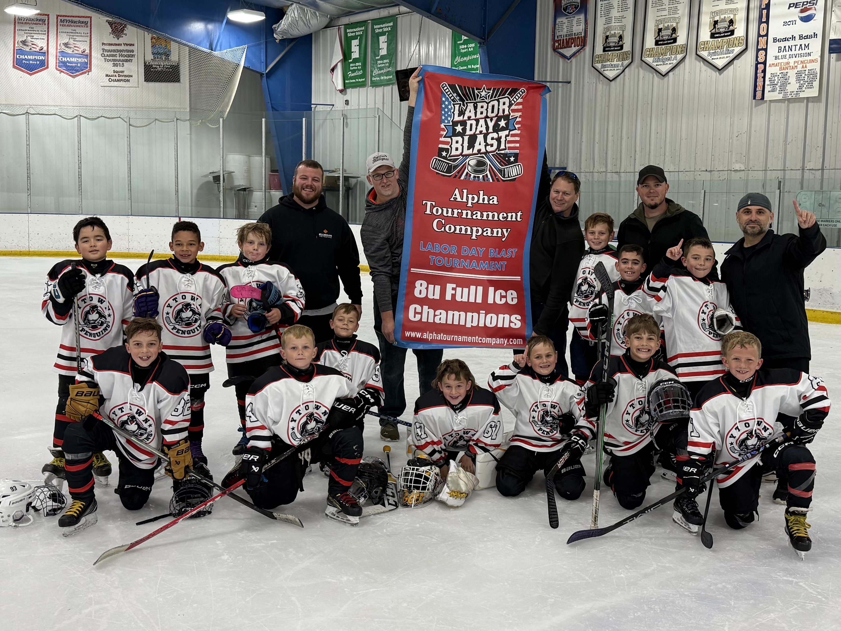 Ytown Penguins 8U Full Ice Champions